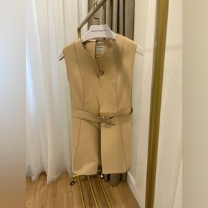 Le Cavalier All Leather Belted Vest